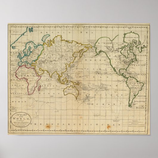 世界図 ポスター (正面)