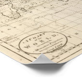 世界図 ポスター (角)