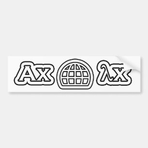 世界固有値日 バンパーステッカー