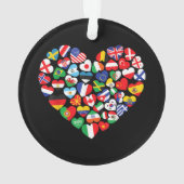 世界国旗国際的 オーナメント (裏面)