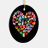 世界国旗国際的 セラミックオーナメント (右)