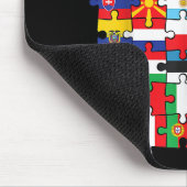 世界国旗国際的 マウスパッド (コーナー)