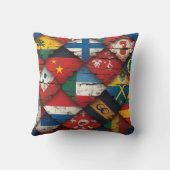 世界国旗 クッション (裏面)