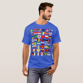 世界国際国旗 Tシャツ (正面フル)