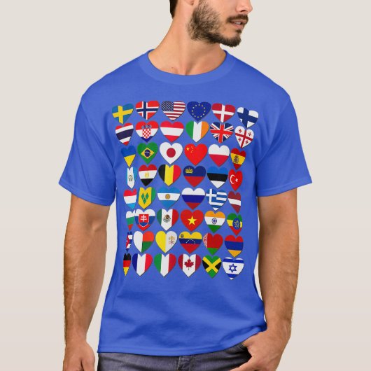 世界国際国旗 Tシャツ (正面)