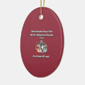 世界国際的の先住民族の日 セラミックオーナメント (左)