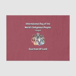 世界国際的の先住民族の日 薄葉紙