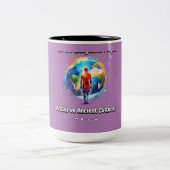 世界国際的の土着マグの日 ツートーンマグカップ (中央)