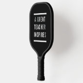 世界国際的先生デー食べインスパイア教えはLGBT ピックルボールラケット (左)