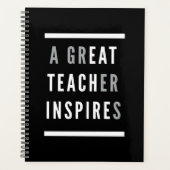 世界国際的先生デー食べインスパイア教えはLGBT プランナー手帳 (正面)