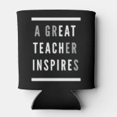 世界国際的先生デー食べインスパイア教えはLGBT 缶クーラー (裏面)