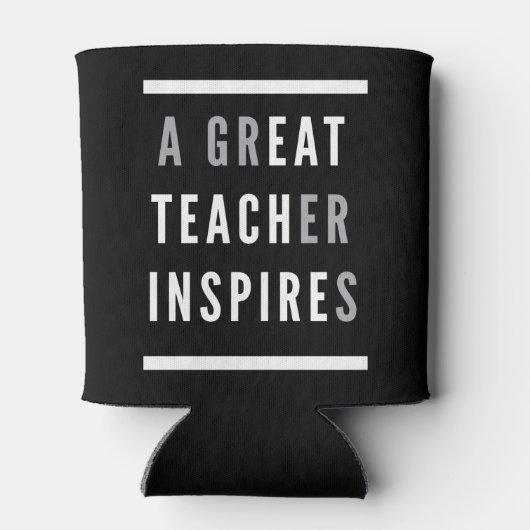 世界国際的先生デー食べインスパイア教えはLGBT 缶クーラー (裏面)