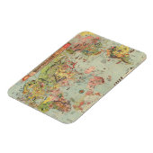 世界地図と見る – ワールドエアルート マグネット (左側)