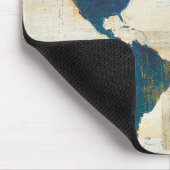 世界地図のコラージュ マウスパッド (コーナー)
