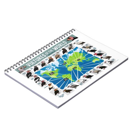 世界地図のハゲタカ ノートブック (左側)