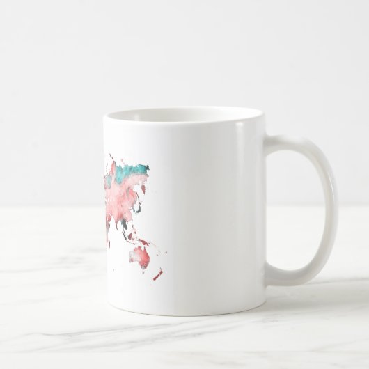 世界地図のマグ コーヒーマグカップ (右)