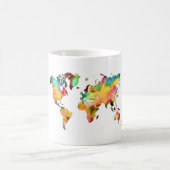 世界地図のマグ コーヒーマグカップ (中央)