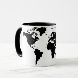 世界地図のマグ マグカップ