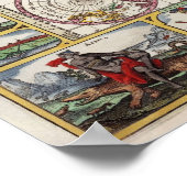 世界地図のレプリカポスター アンティークマップ ポスター (角)