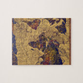 世界地図のヴィンテージ ジグソーパズル (横)