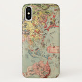 世界地図の一目で-世界の航空路 Case-Mate iPhoneケース (裏面)