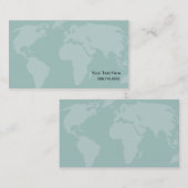 世界地図の名刺 名刺 (正面/裏面)