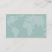 世界地図の名刺 名刺 (裏面)