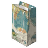 世界地図の地図2 スモールペーパーバッグ (正面アングル)