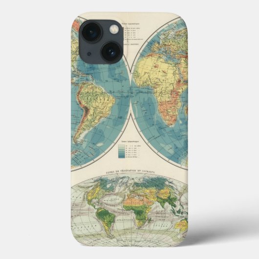 世界地図の地図2 Case-Mate iPhoneケース (裏面)