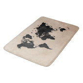 世界地図の大きいバス・マット バスマット (アングル)