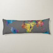 世界地図の抱き枕 ボディピロー (裏面)