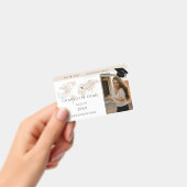 世界地図の旅の冒険が始まるGRAD名 バッジ (手持ち)