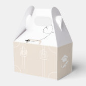 世界地図の旅行の冒険が始まる卒業 フェイバーボックス (裏面サイド)