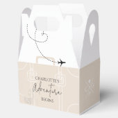 世界地図の旅行の冒険が始まる卒業 フェイバーボックス (オープン)