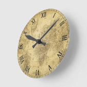 世界地図の時計 ラウンド壁時計 (傾斜)