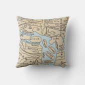 世界地図の2世紀 クッション (裏面)