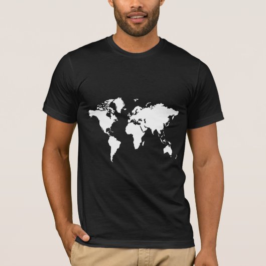 世界地図のTシャツ Tシャツ (正面)