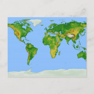 世界地図はがき ポストカード