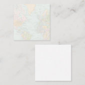 世界地図はメッセージカード感謝していしています ノートカード (正面/裏面)