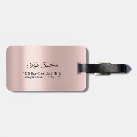 世界地図アドレス何を100%の世界のバラ ラゲッジタグ (裏面横)