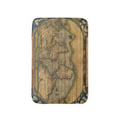 世界地図アンティークオルテリアス欧州トラベル バスマット (正面縦)