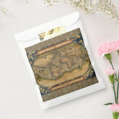 世界地図アンティークオルテリアス欧州トラベル フェイバーバッグ (封をした状態)