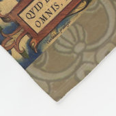 世界地図アンティークオルテリアス欧州トラベル フリースブランケット (角)