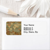 世界地図アンティーク1886 図解入りの、写真付きの ラベル (インサイチュ)