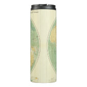 世界地図インディアン海、ヨーロッパ、アジア、アフリカ タンブラー (裏面)