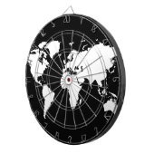 世界地図カスタマイズ可能な色 ダーツボード (正面右)
