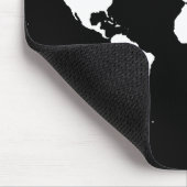 世界地図カスタマイズ可能な色 マウスパッド (コーナー)