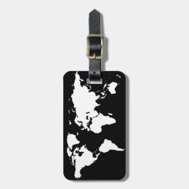 世界地図カスタマイズ可能な色 ラゲッジタグ