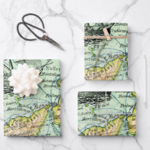 世界地図カラフル海賊宝旅行記