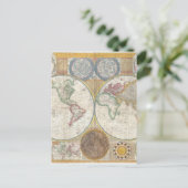 世界地図ギフト ポストカード (スタンド正面)